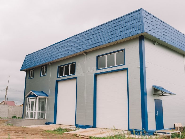 Грузовой автосервис из сэндвич-панелей - фото 1