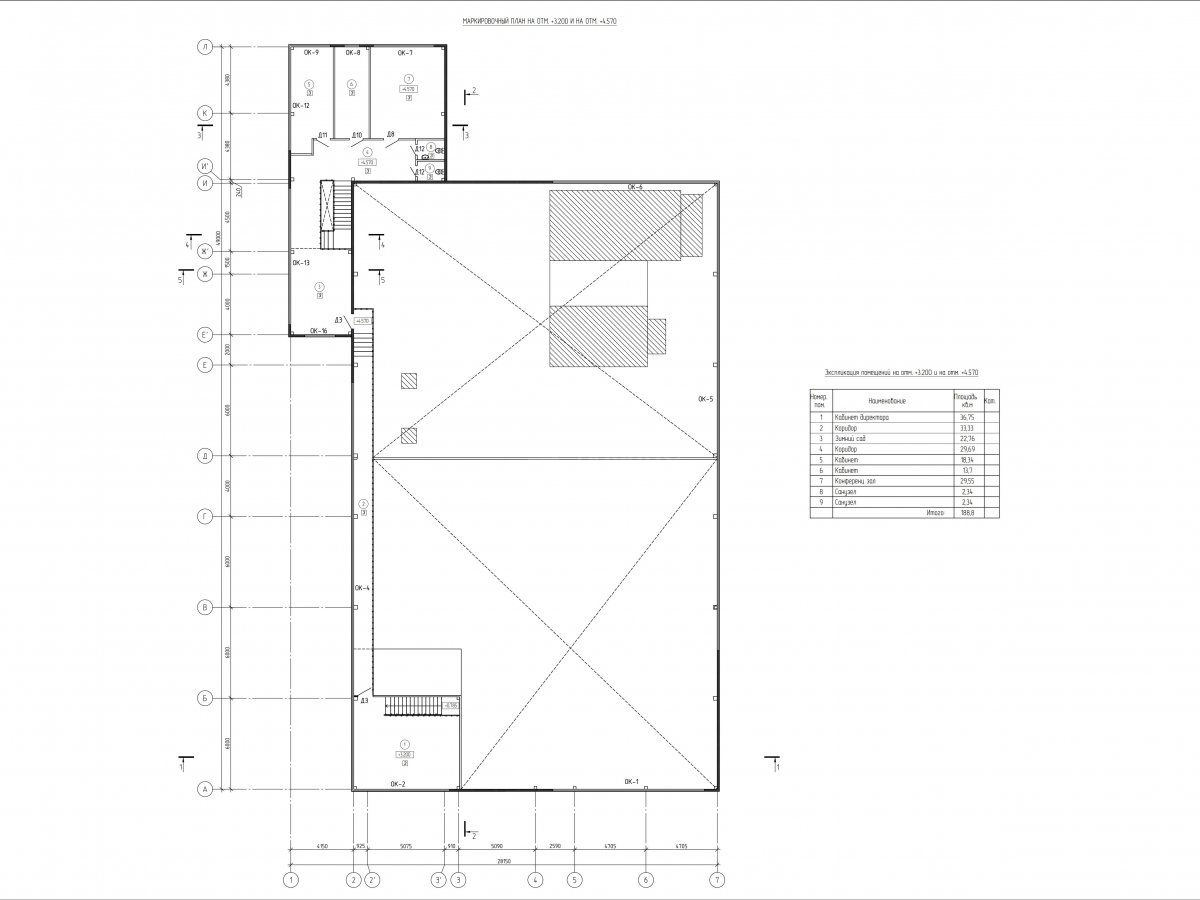 Планировка СТО из сэндвич панелей -  фото 2